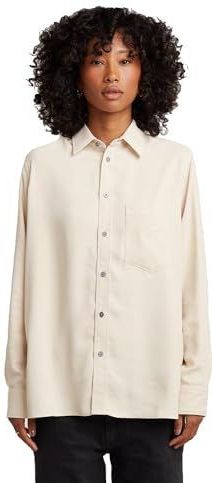 Regular Long Sleeve Shirt - Wit - Dames