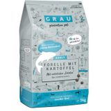 GRAU - het origineel - Droogvoer voor honden - Forel met aardappelen (1 x 3 kg), graanvrij, voor gevoelige volwassen honden