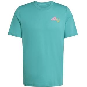 adidas Heren PADEL GRAPHIC T-SHIRT, Pure Teal, XL