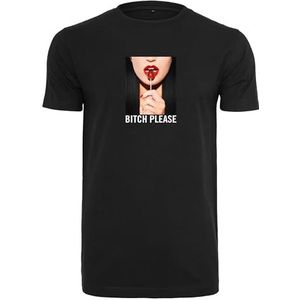 Mister Tee Heren Bitch Please T-shirt, zwart, XS