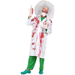 Widmann - kostuum van bloedige dokter, doktersjas, horrorarts, carnavalskostuums, Halloween