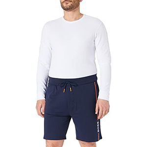 BOSS Fashion shorts voor heren, loungewear-shorts met contrasterende strepen en logo, Dark Blue402, M