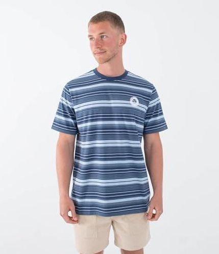 Hurley Naturals Stripe T-shirt Met Korte Mouwen