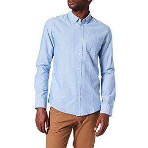 ONLY & SONS Heren Oxford overhemd slim fit button-down kraag overhemd, Cashmere Blue, XL