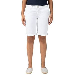 Timezone Dames Slim Nalitz Shorts, wit (Pure White 0100)., 30