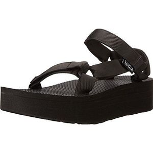 Teva W Original Universal Flatform Plateau sandalen voor dames, zwart, 42 EU