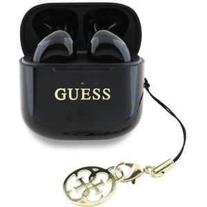Guess - Glossy Effect Printed Classic Logo & Charm - Koptelefoon - Zwart