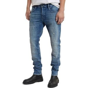 G-STAR 3301 Slim Jeans - Blauw - 5-Pocket - Normale Pasvorm