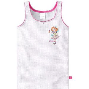 Schiesser Onderhemd voor meisjes, wit (wit 100), 128 cm
