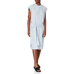 Tommy Hilfiger Dames Oxford Knie Shirt Jurk Ns Casual