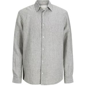Jack & Jones - Jprcclawrence Linen L/S - T-shirt - Klaver met vier bladeren - Heren