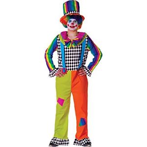Dress Up America Vrolijk Clown kostuum voor Kinderen-Grappenmaker verkleedkleding voor mannen-Circusartiest outfit-nieuwigheid grappige kleding voor rollen & fantasiespel-Geweldig cadeau voor de lol
