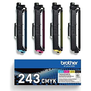 BROTHER Tonercartridge TN-243CMYK Standaard Zwart / Geel / Magenta / Cyaan, 1 stuk