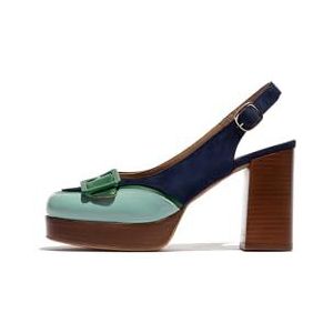 Fly London Evah243fly pumps voor dames, Hemelsblauw Smaragd Blauw, 5 UK