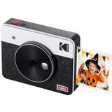 KODAK Mini Shot 3 Retro 4PASS 2-in-1 instant camera en fotoprinter (7,6x7,6cm) + 8 vellen, wit