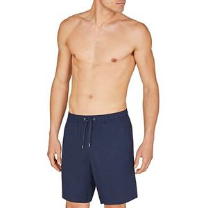 Emporio Armani Swimwear Men's Emporio Armani Superfine Linnen Blend Short Bermuda, Navy Blue, XL, donkerblauw, XL