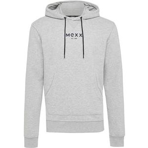 Mexx Sweatshirt met capuchon voor heren, Grey Melee, XL