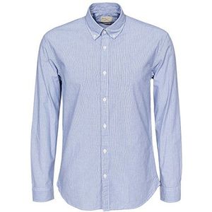 Selected Homme One Shalex LS BP H Casual Shirt voor heren, Blauw (lichtblauw), M