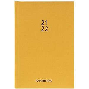 PaperTrac - Academic Agenda 21-22 Ocher - Week Vista - 160 pages - Size A5-14 x 21.2 cm