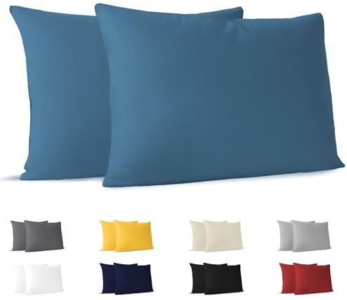 Kussenslopen - Wit - Katoen - Set van 2