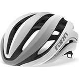 Giro Unisex Aether MIPS Road Helm, Mat Wit/Zilver, Large/59-63 cm