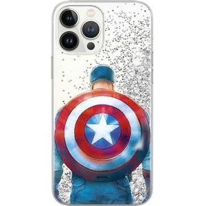 ERT GROUP mobiel telefoonhoesje voor Apple Iphone 6 PLUS/ 7 PLUS / 8 PLUS origineel en officieel erkend Marvel patroon Captain America 003, met glitter overloopeffect