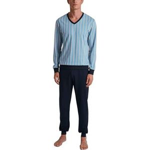 CALIDA Cotton Special Pyjama Manchetten Dolphin Blue, 1 stuk, maat 56, Dolphin Blue., 56