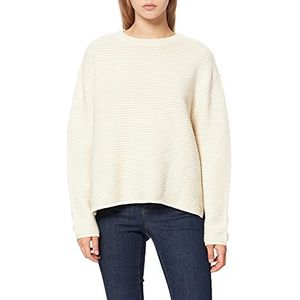 TOM TAILOR Denim Dames Gestructureerde trui met biologisch katoen 1027276, 22515 - Soft Creme Beige, M