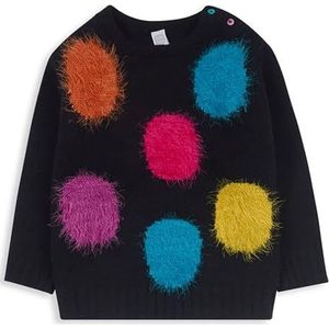 Tuc Tuc trui voor meisjes, Zwart, 24 Maanden