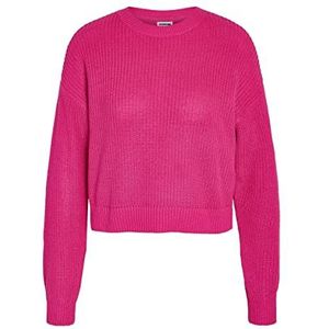 Noisy may Dames Nmmaysa L/S O-Neck Knit Noos Pullover, roze yarrow, XS