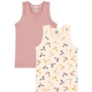 Petit Bateau Tanktop (2 stuks) jongens, Variant 1:, 4 Jaren