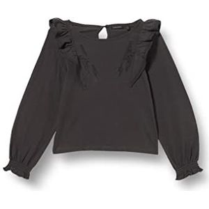 IKKS T-shirt voor meisjes, zwart, 5 Jaren