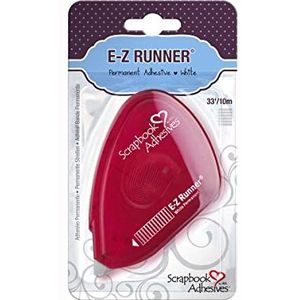 3L 0,95 ° cm Ledrunner X 33 ft E-Z Runner permanent dubbelzijdig plakband, rood