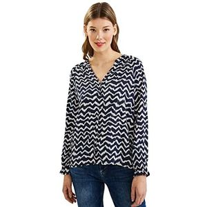 Street One Tuniekblouse voor dames, blauw (deep blue), 36