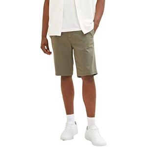 TOM TAILOR bermuda shorts Uomini 1035038,31268 - Olive Diamond Structure,32