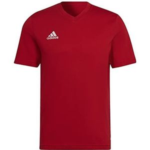 adidas Entrada 22 Tee heren T-Shirt, Team Power Red 2, 3XL
