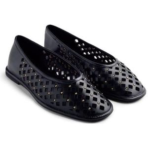 Gioseppo - Gibbon - Ballerina's - Goudkleurige Studs - Opengewerkt Leer