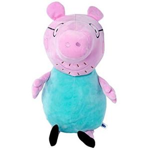 Nicotoy Peppa Pig Pluche Pappa Pig, Knuffel, 37cm, roze, alle leeftijden