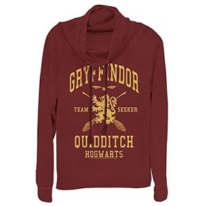 Harry Potter Gryffindor Zwerkbal Seeker overhemd, scharlakenrood, M dames, Scarlet Rood, M