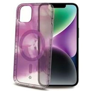 Celly telefoonhoes iPhone 15 violet transparant