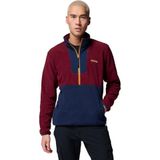Columbia Heren Sequoia Grove Half Zip Fleece, Fleece Pull Over, Rich Wine, Collegiate Navy, XXL