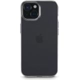 Hama Hoes voor iPhone 15 (telefoonhoes, beschermhoes voor achterkant, case, krasbestendig, extra bescherming voor camera en display, draadloos opladen compatibel, transparant, dun, dun) doorzichtig