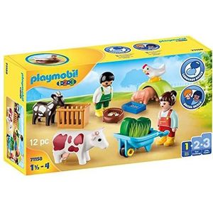 Playmobil 71158 1.2.3. Plezier op de boerderij,multi kleuren