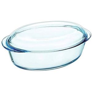 Pyrex Glazen Ovale Ovenschotel, 5,8 l