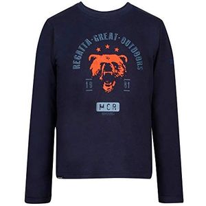 Regatta Kinder 'Wendell' Katoen Grafische Print T-shirt met lange mouwen polos/vesten