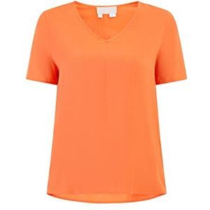 RISA dames blouse iridia, oranje, M