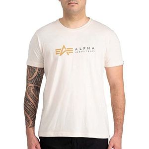 Alpha Industries - Alpha Label - T-shirt - Wit - Normale Fit