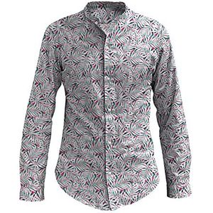 Kiosa by Matteo Bosio Hemd van katoen, Koreaanse kraag, Florida, uniseks, volwassenen