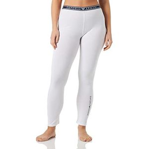 Emporio Armani Iconic Dameslegging met logo, Wit, S