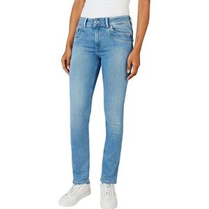 Pepe Jeans Brookes Jeans voor dames, Blauw (Denim-pe4), 24W / 32L
